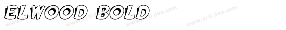 Elwood Bold字体转换